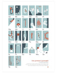 The Alpinist's Alphabet Print by My Outdoor Alphabet