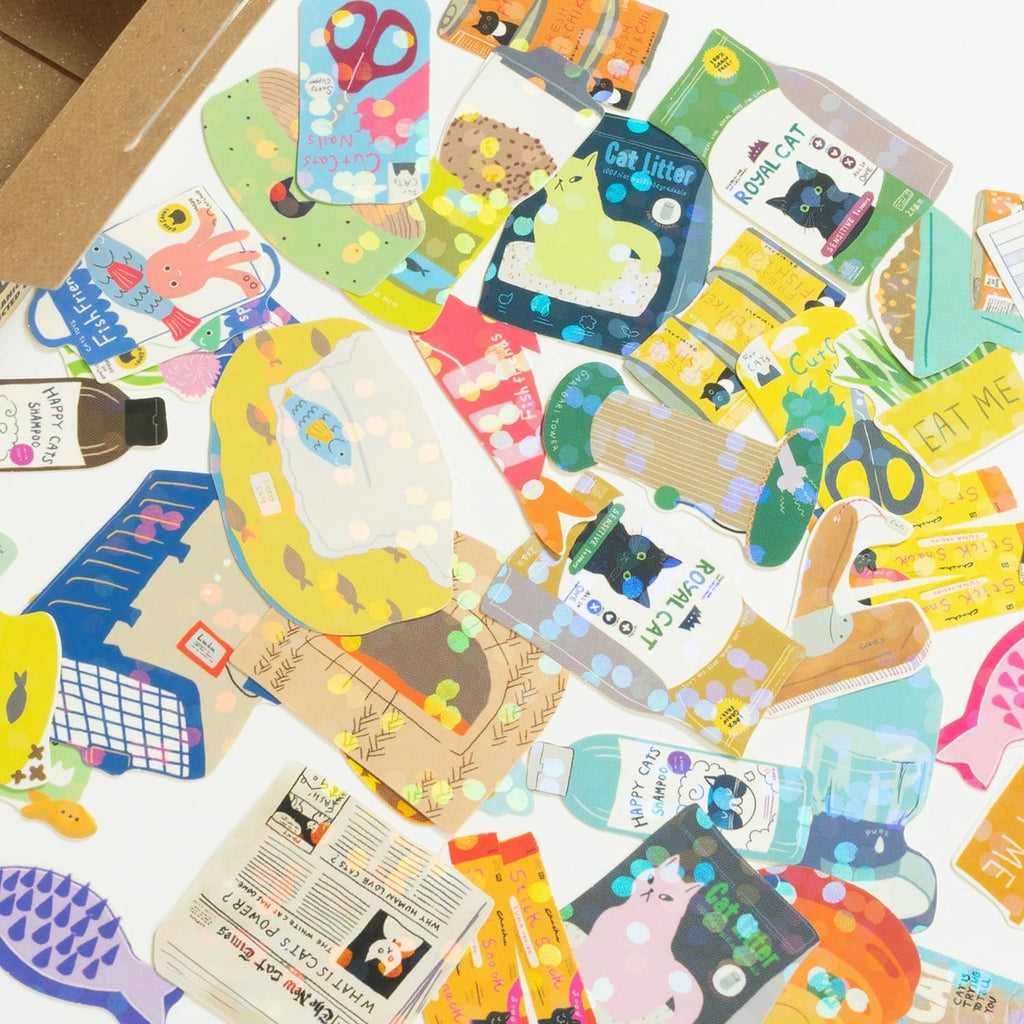 Hako Cat Supply Stickers by Greeting Life Inc.