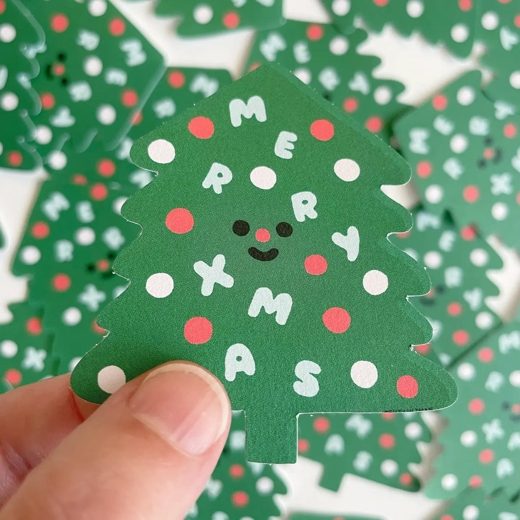 SALE Merry Christmas Tree Sticker by Suzy Ultman