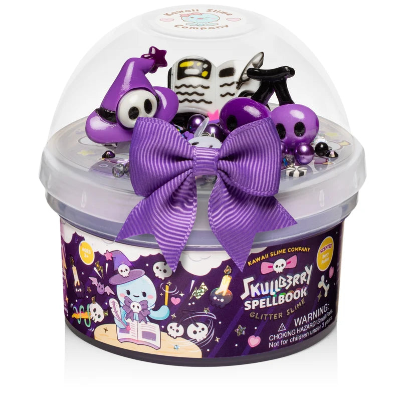 Skullberry Spellbook Glitter Slime