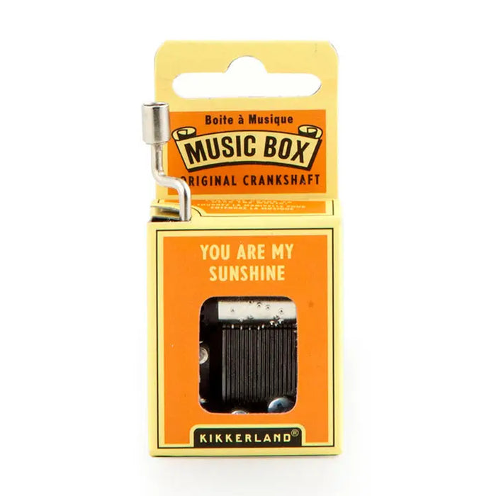 You Are My Sunshine Crank Music Box by Kikkerland