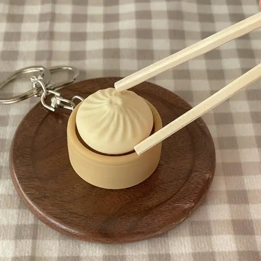 Dumpling Clicker Keychain