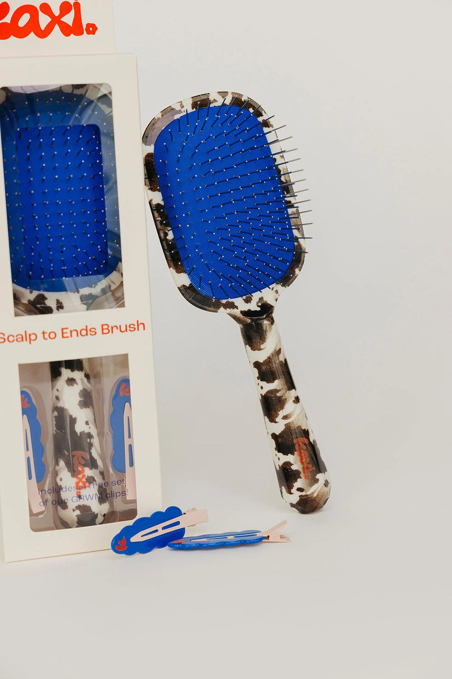 Scalp to Ends Brush - Cow Print