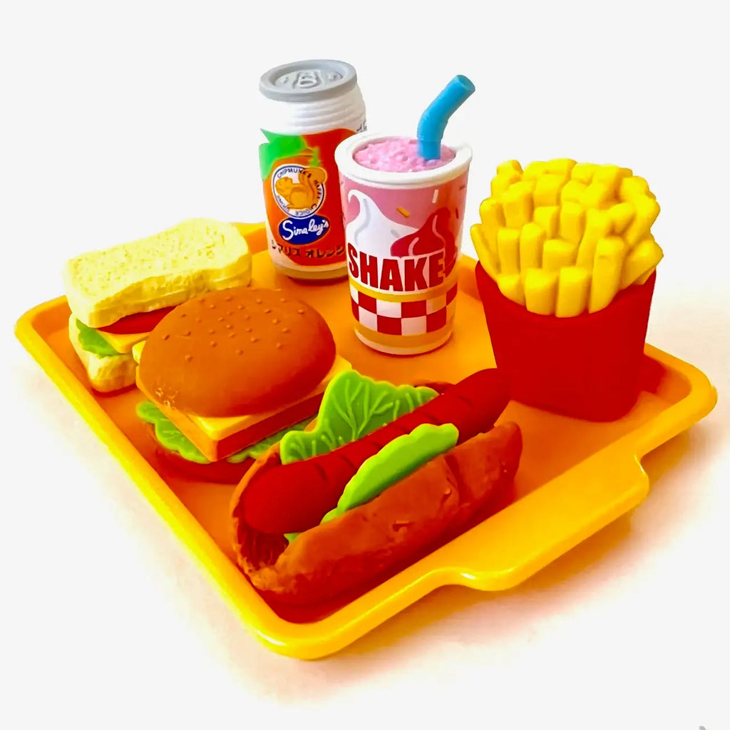 Fast Food Eraser Set by Iwako
