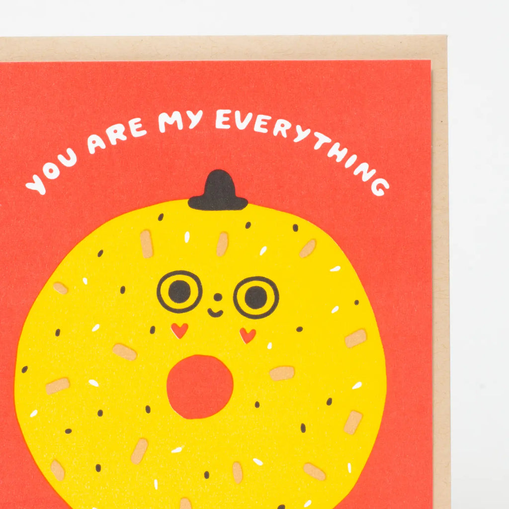 Everything Bagel Card by Suzy Ultman