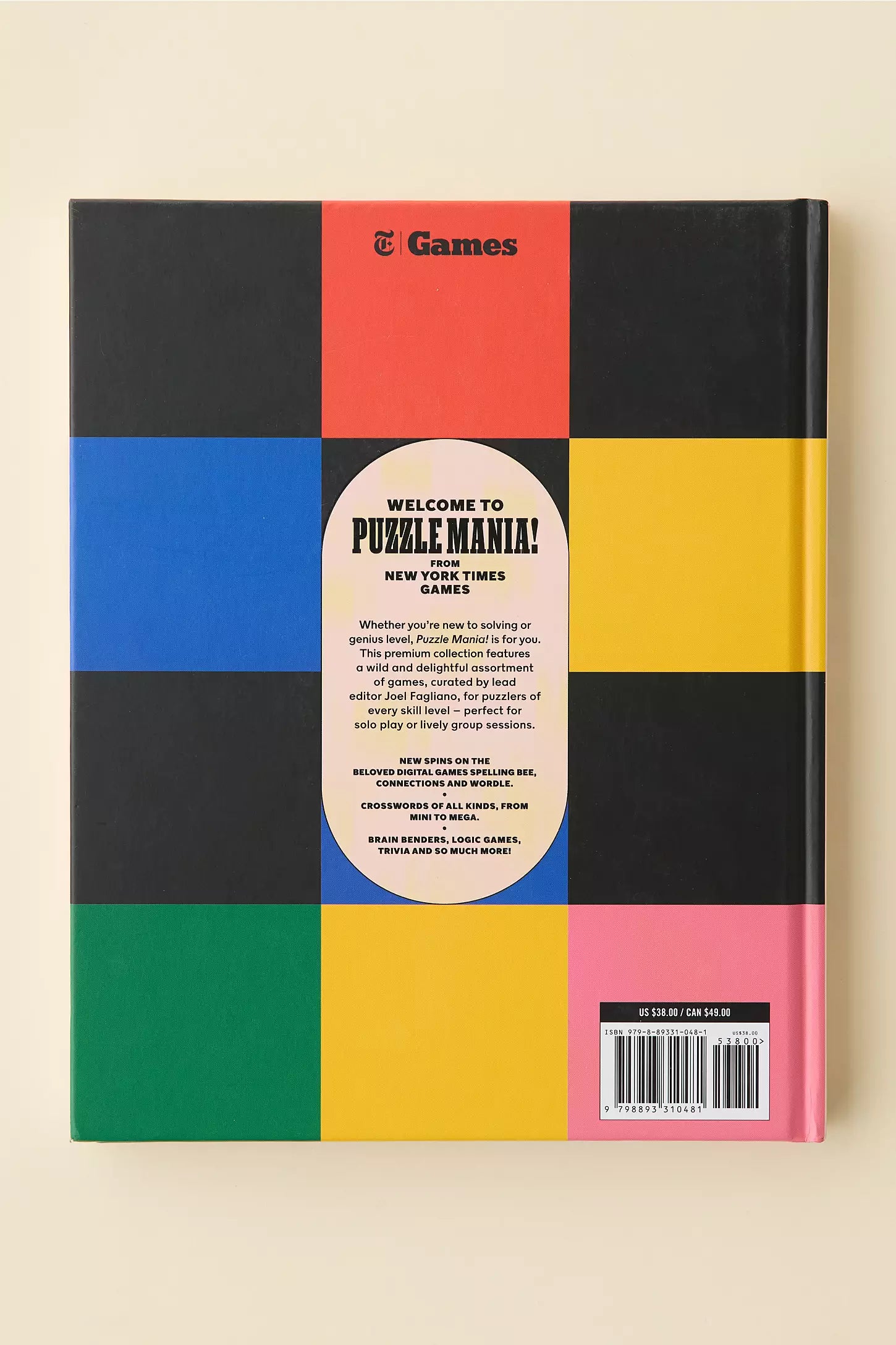 Puzzle Mania!: Wordle, Connections, Spelling Bee, Minis And More! By Joel Fagliano &amp; New York Times Games