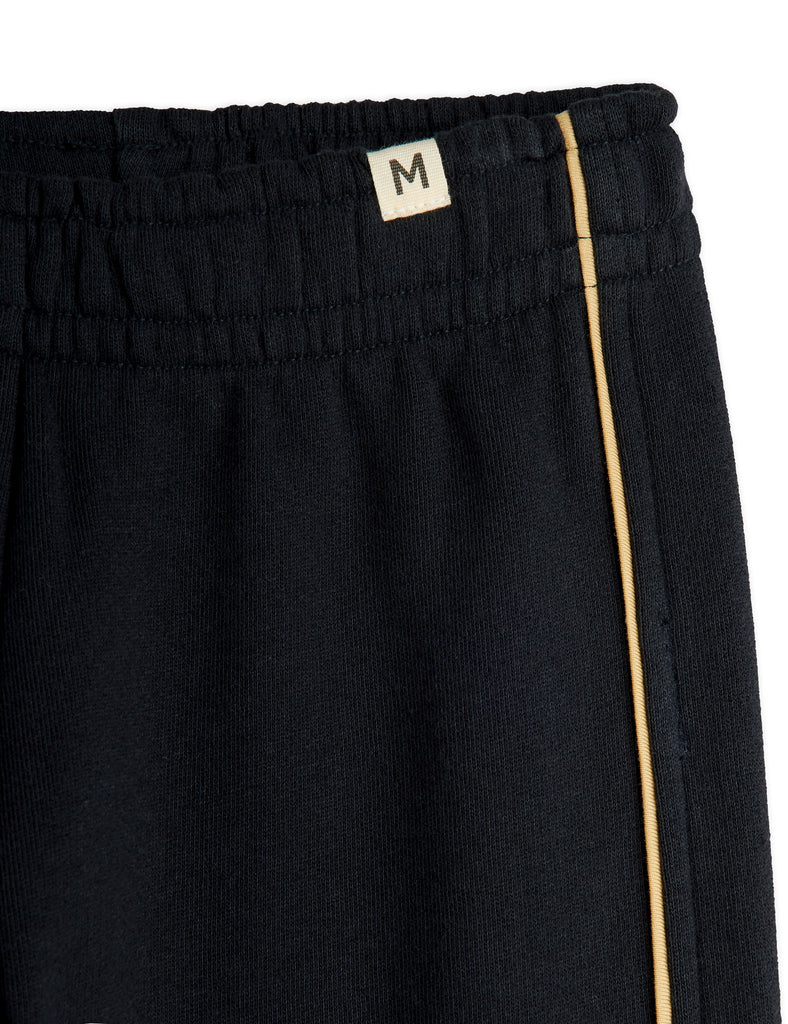Piping Sweatpants - Black by Mini Rodini