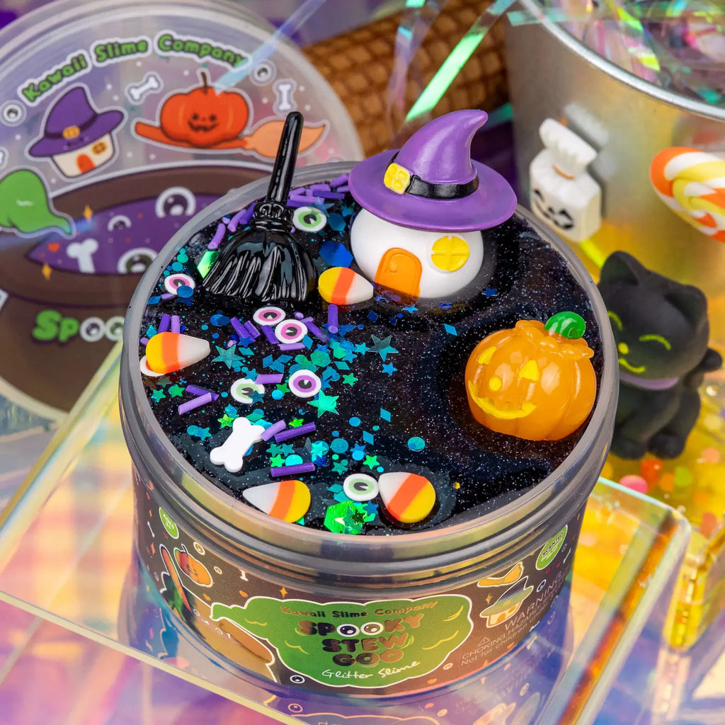 Spooky Stew Goo Glitter Slime by Kawaii Slime Company