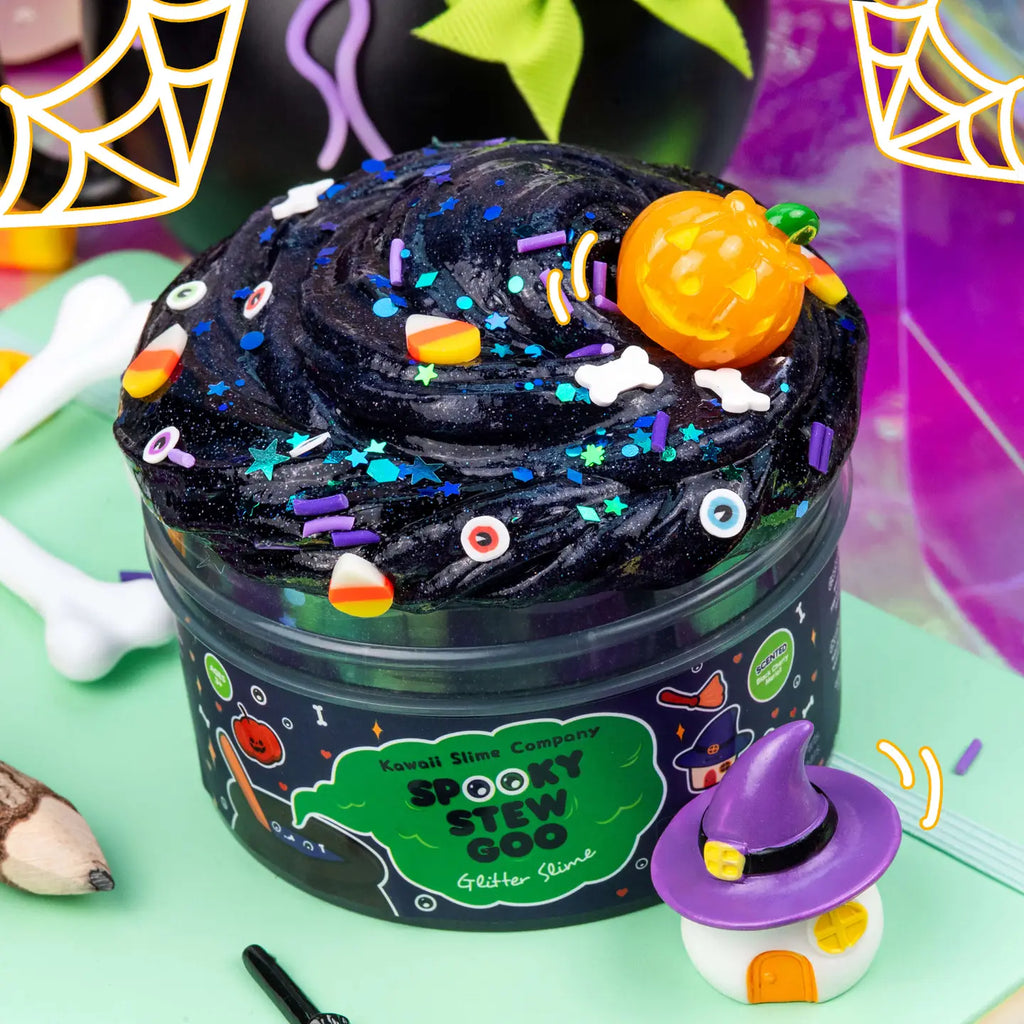 Spooky Stew Goo Glitter Slime by Kawaii Slime Company