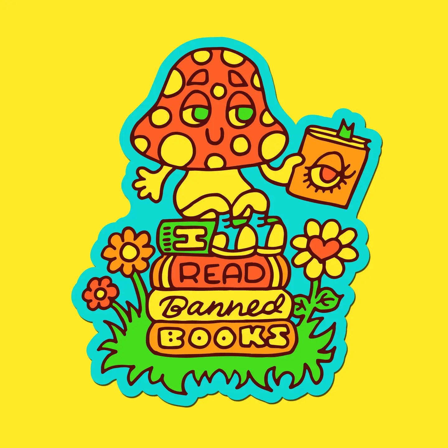 I Read Banned Books Sticker