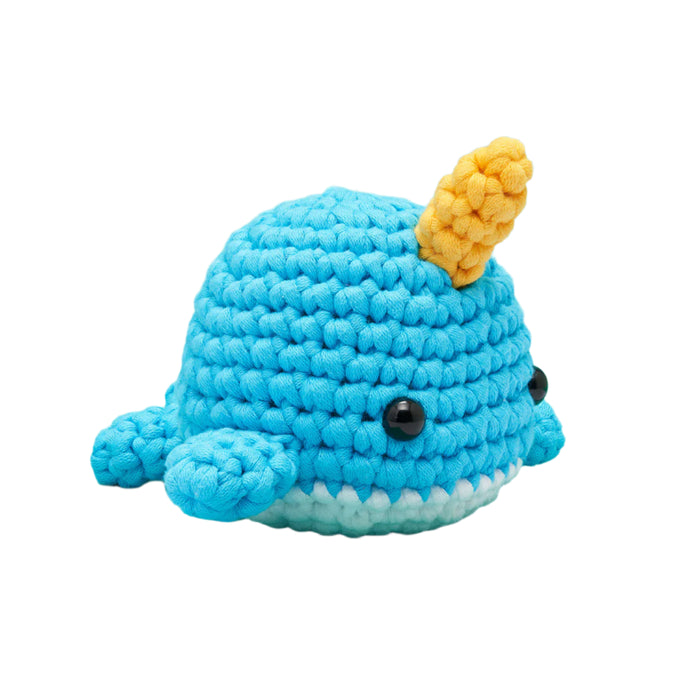 Bjorn The Narwhal Beginner Crochet Kit by The Woobles