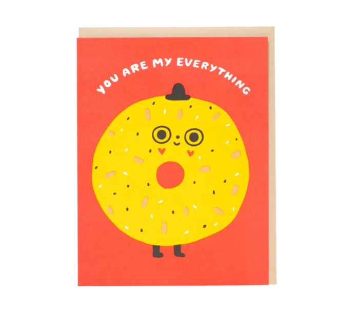 Everything Bagel Card by Suzy Ultman