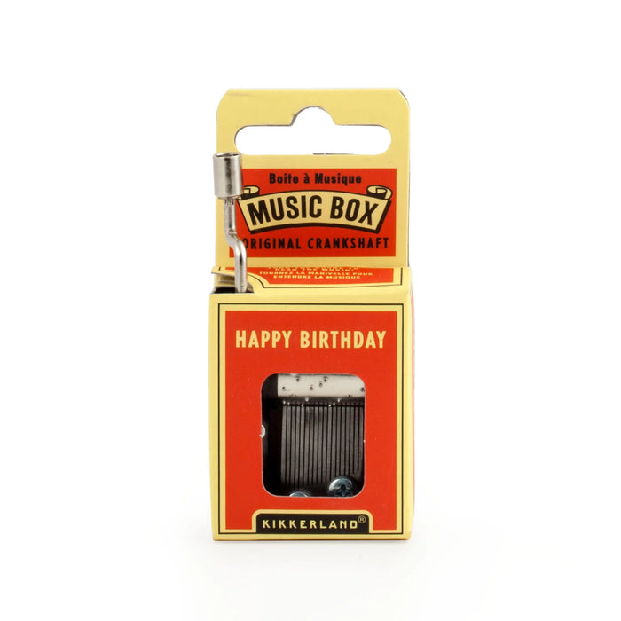 Happy Birthday Crank Music Box by Kikkerland
