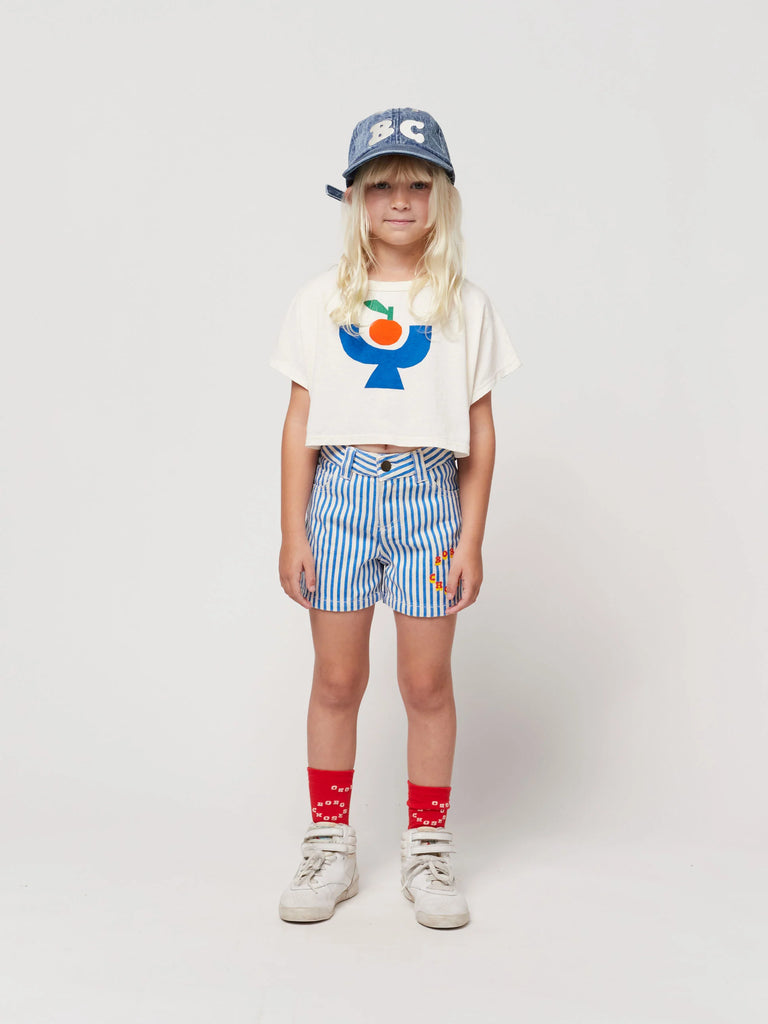 Tomato Plate Cropped Tee by Bobo Choses