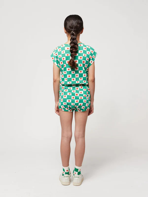 Tomato All Over Playsuit by Bobo Choses