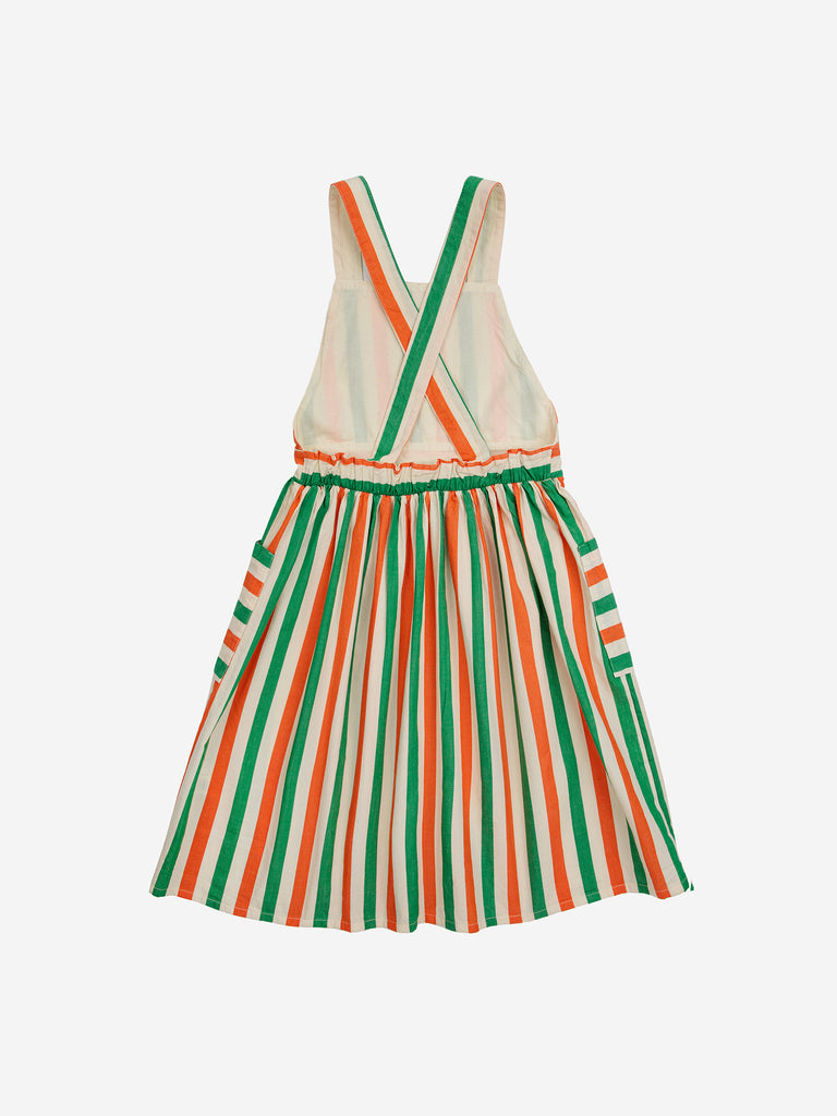 Vertical Stripes Woven Dress by Bobo Choses