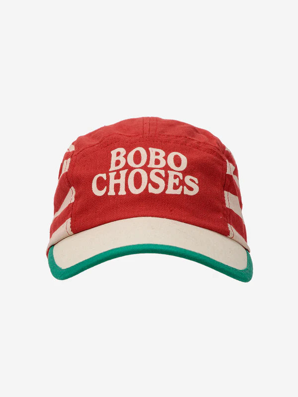 Red Stripes Cap by Bobo Choses