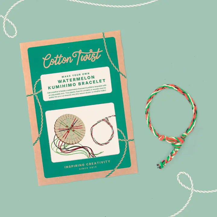 Watermelon Kumihimo Bracelet Kit