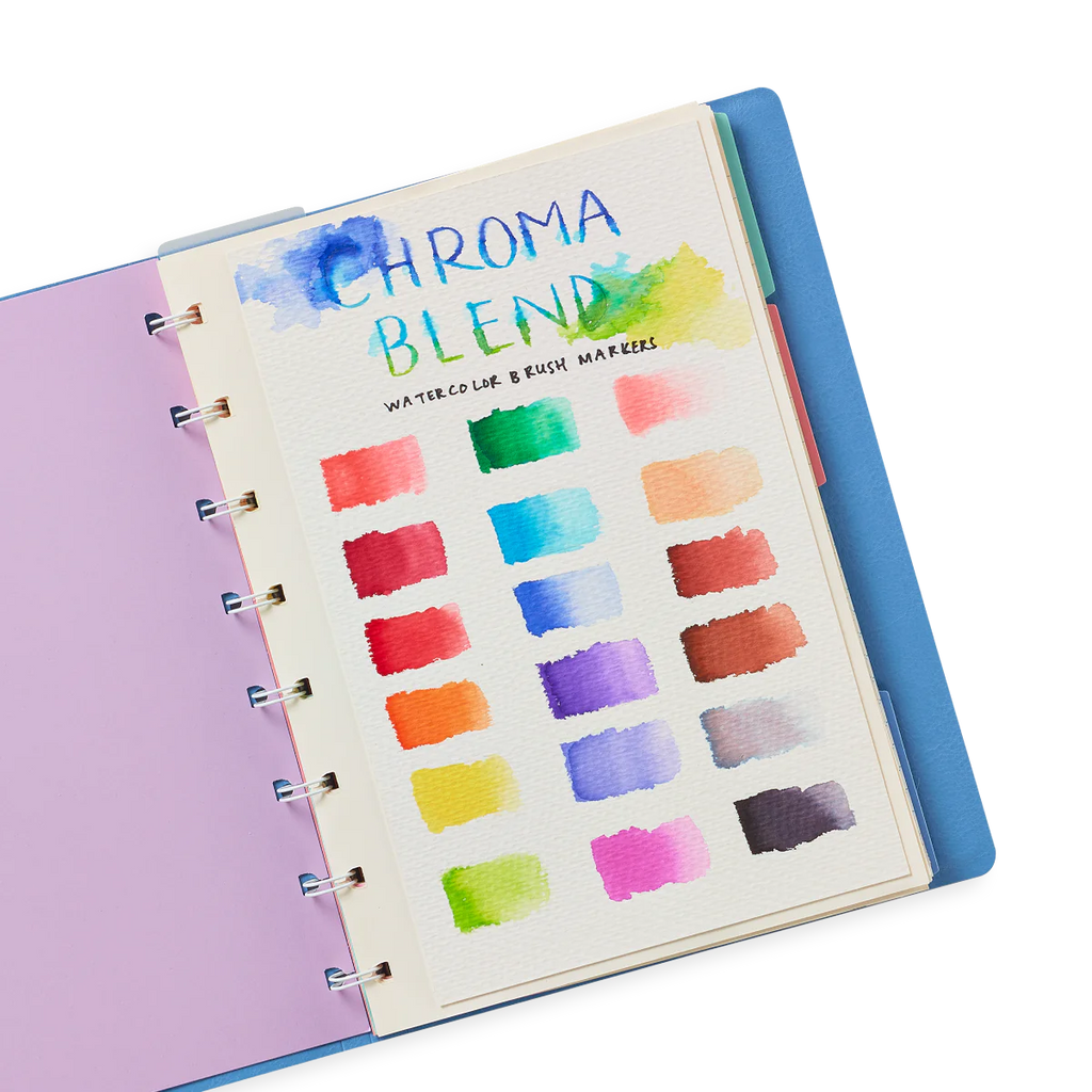 Chroma Blends Watercolor Brush Markers by Ooly
