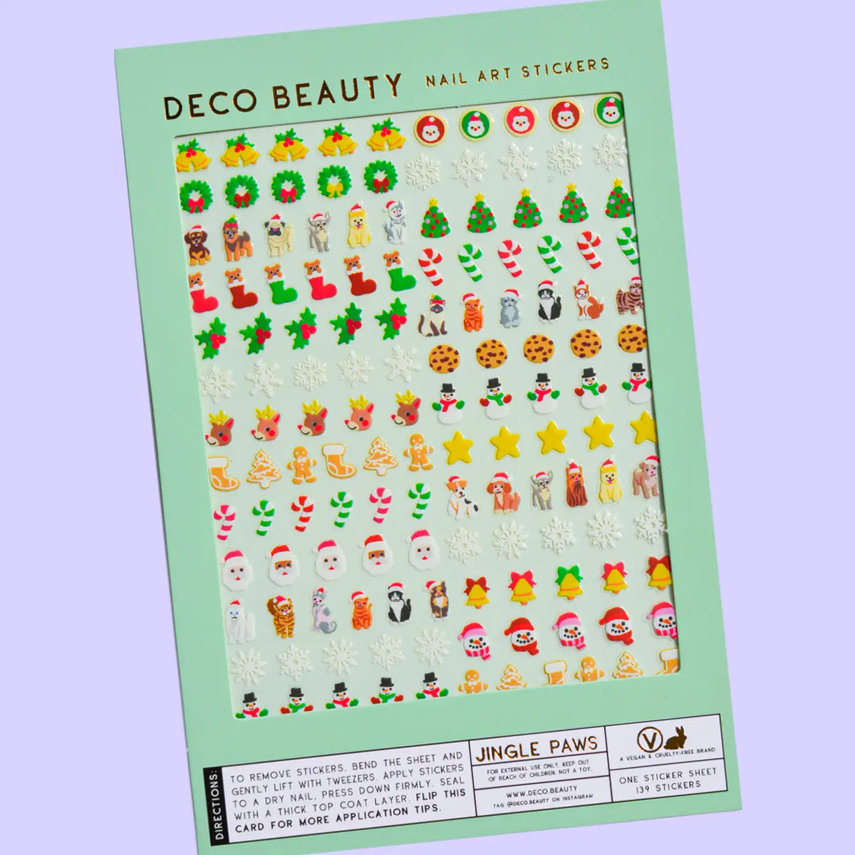 Jingle Paws Nail Stickers