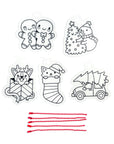 Mini Shrink-Its! DIY Shrink Art Kit - Holly Jolly