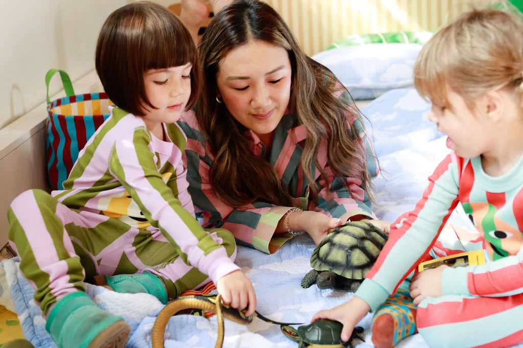 Hanna Andersson x Dusen Dusen Pajama Set - Sea Stripe