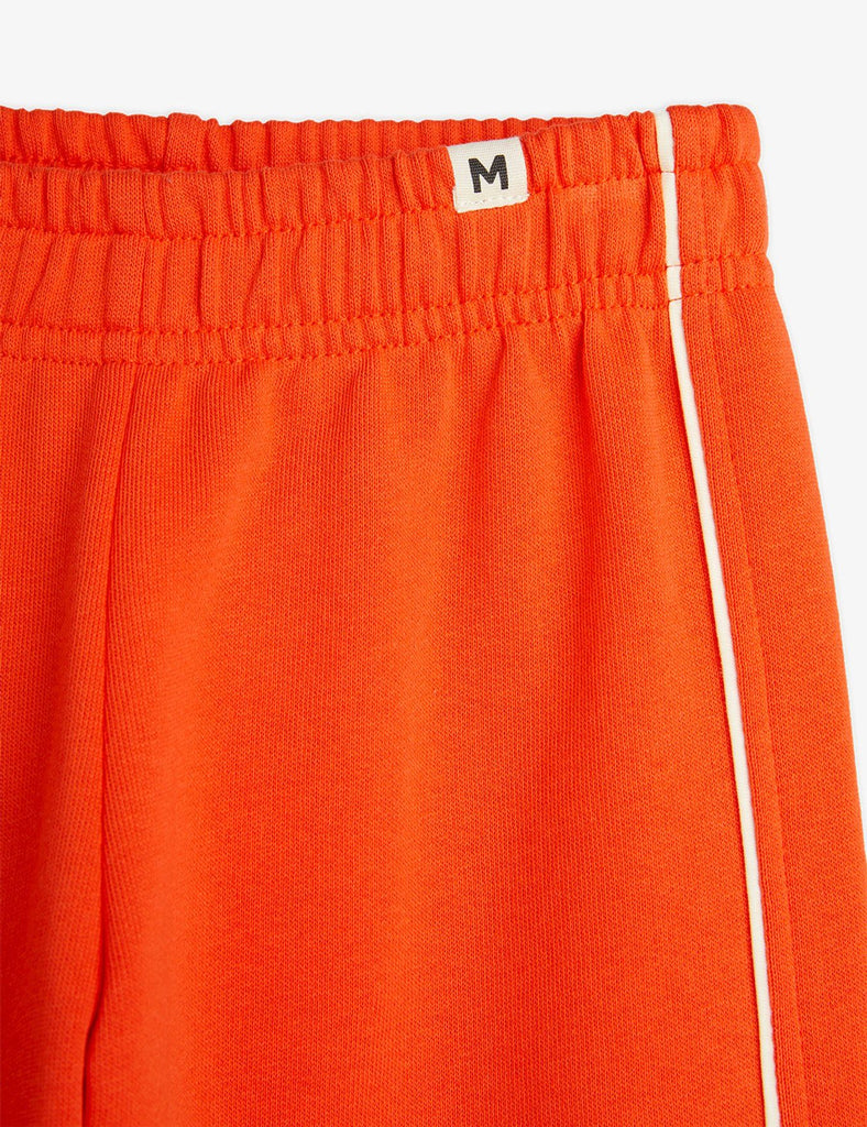 Piping Sweatpants-Red by Mini Rodini