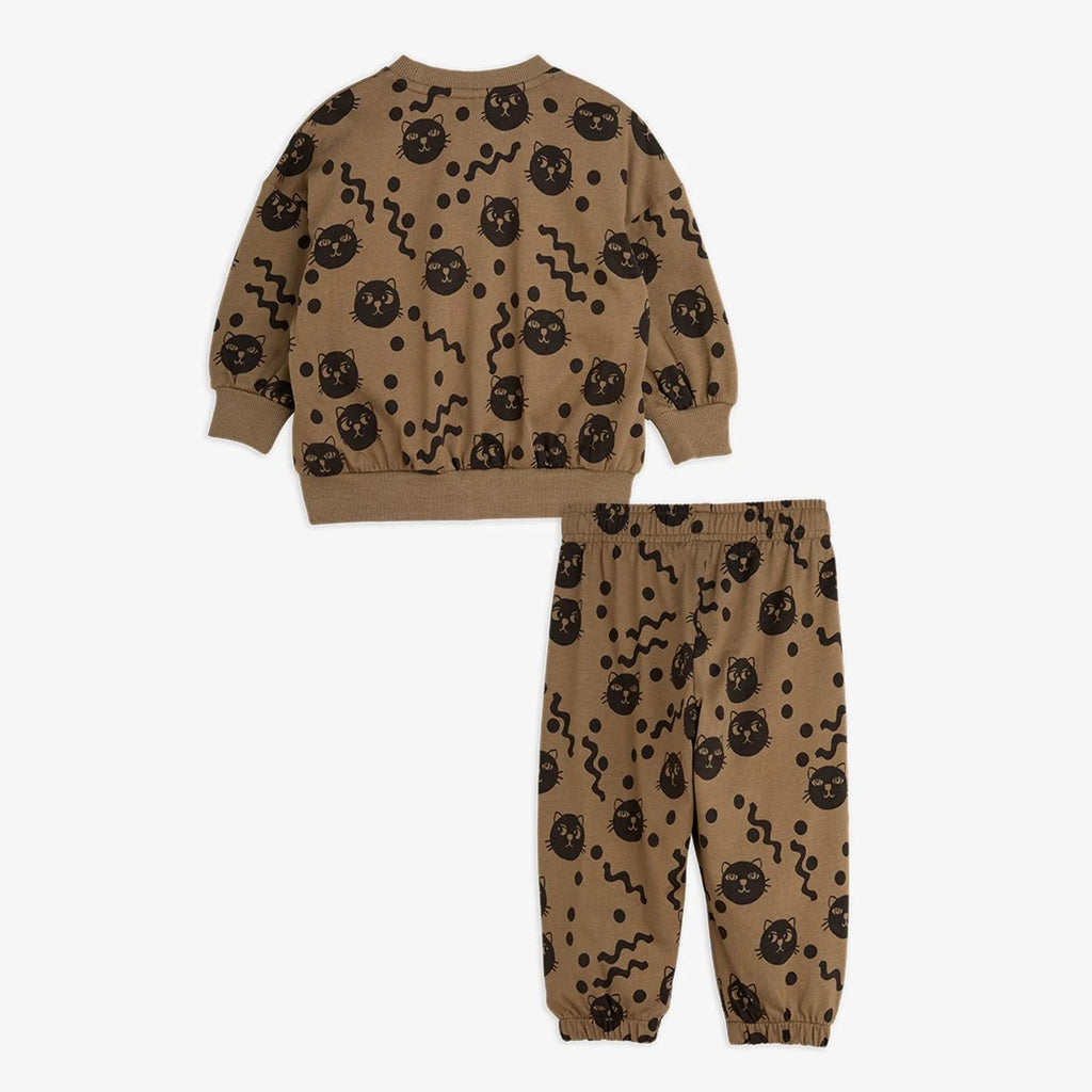 SALE Squiggly Cats Baby Set by Mini Rodini
