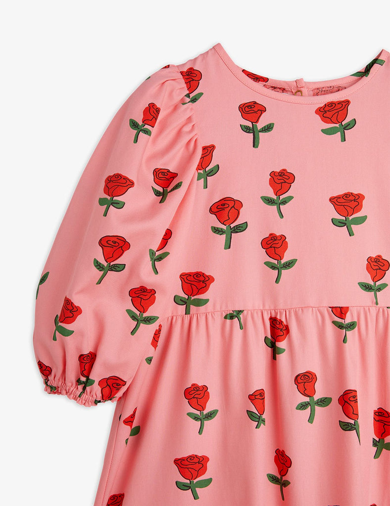 SALE Roses Woven Dress by Mini Rodini