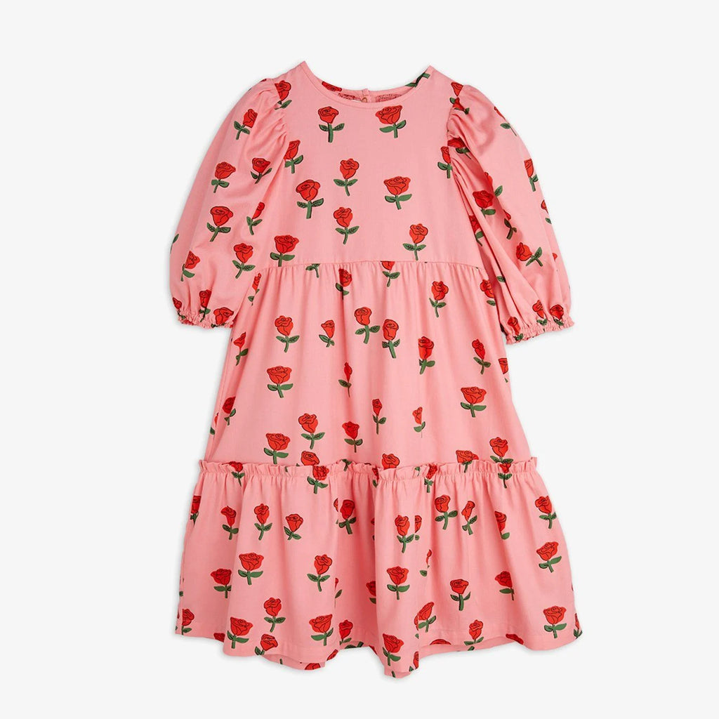 SALE Roses Woven Dress by Mini Rodini