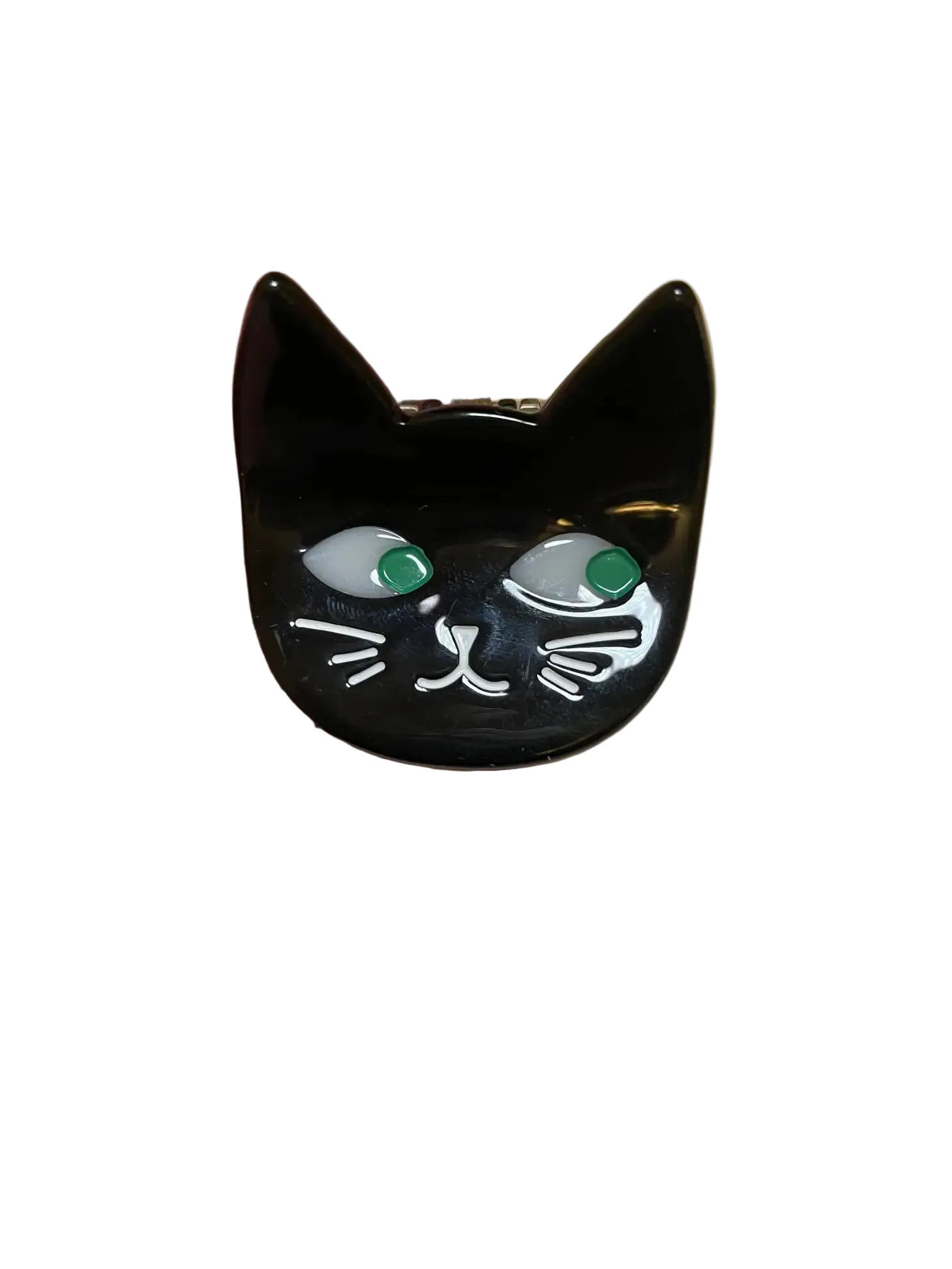 black cat mini hair clip claw