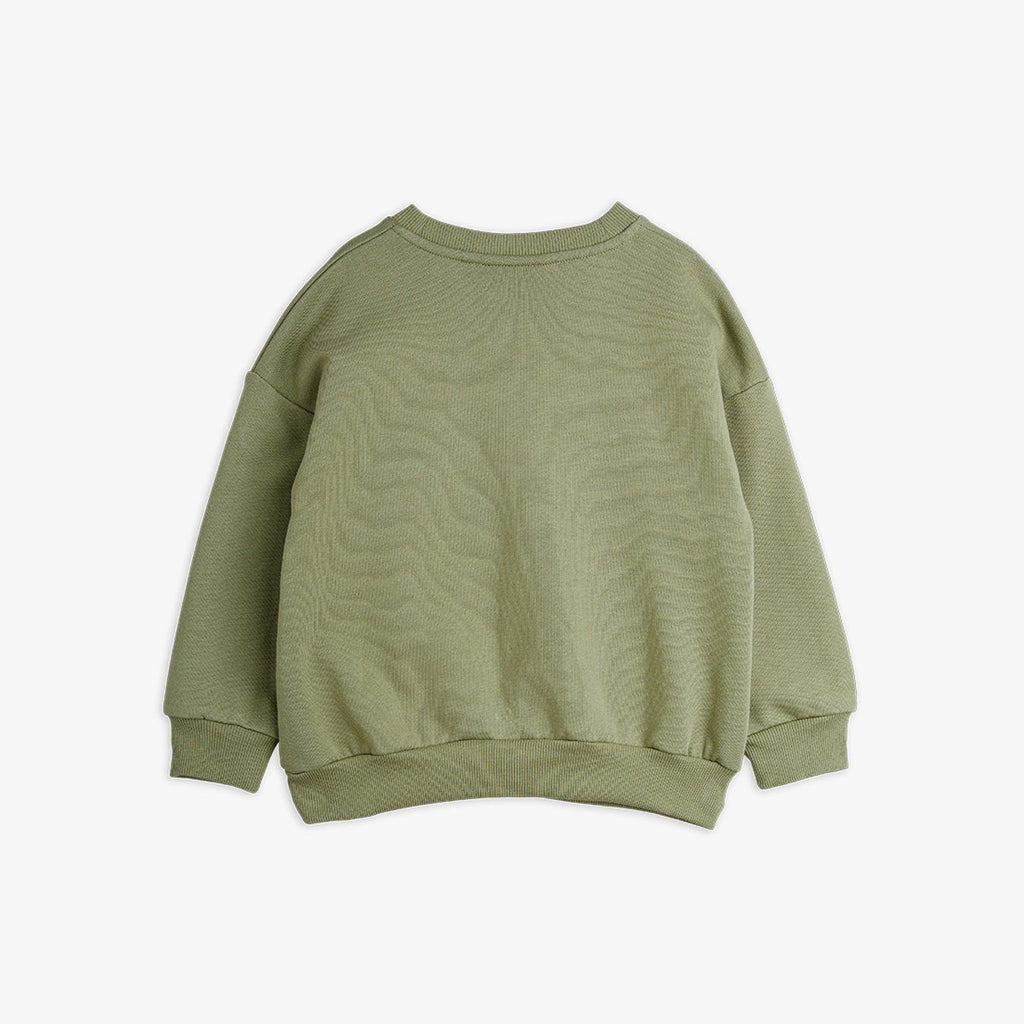 Green Blackbird Sweatshirt by Mini Rodini