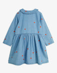 Mini Hearts Denim Dress by Mini Rodini
