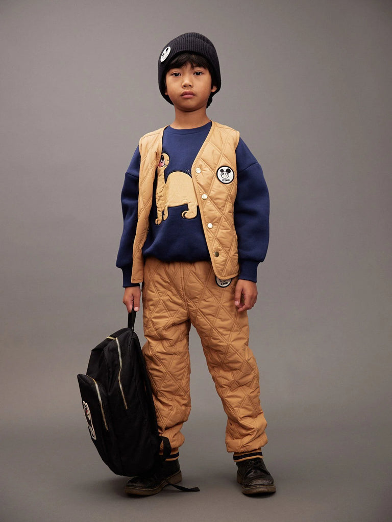 Dino Application Sweatshirt by Mini Rodini
