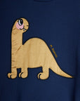 Dino Application Sweatshirt by Mini Rodini