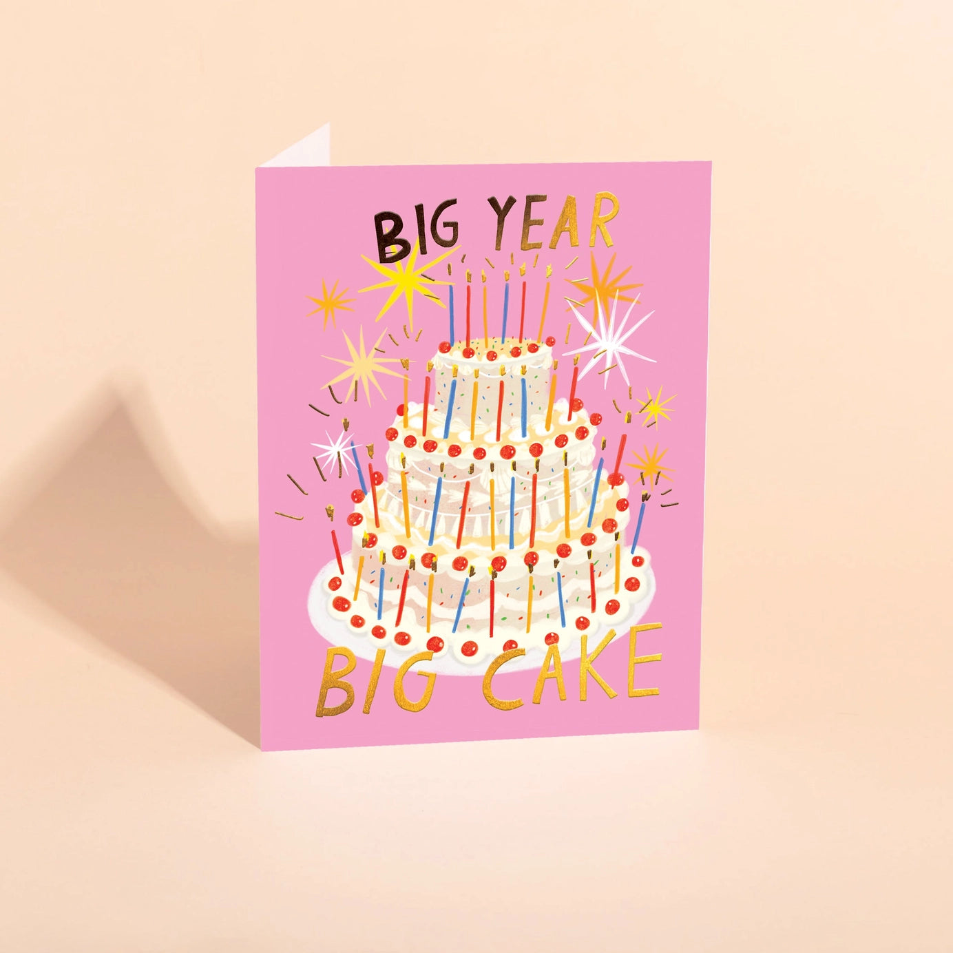 Gigantic Cake Birthday Card