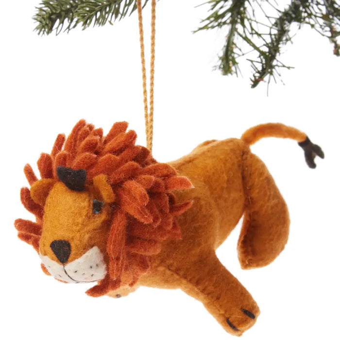 SALE Lion Ornament by Silk Road Bazaar