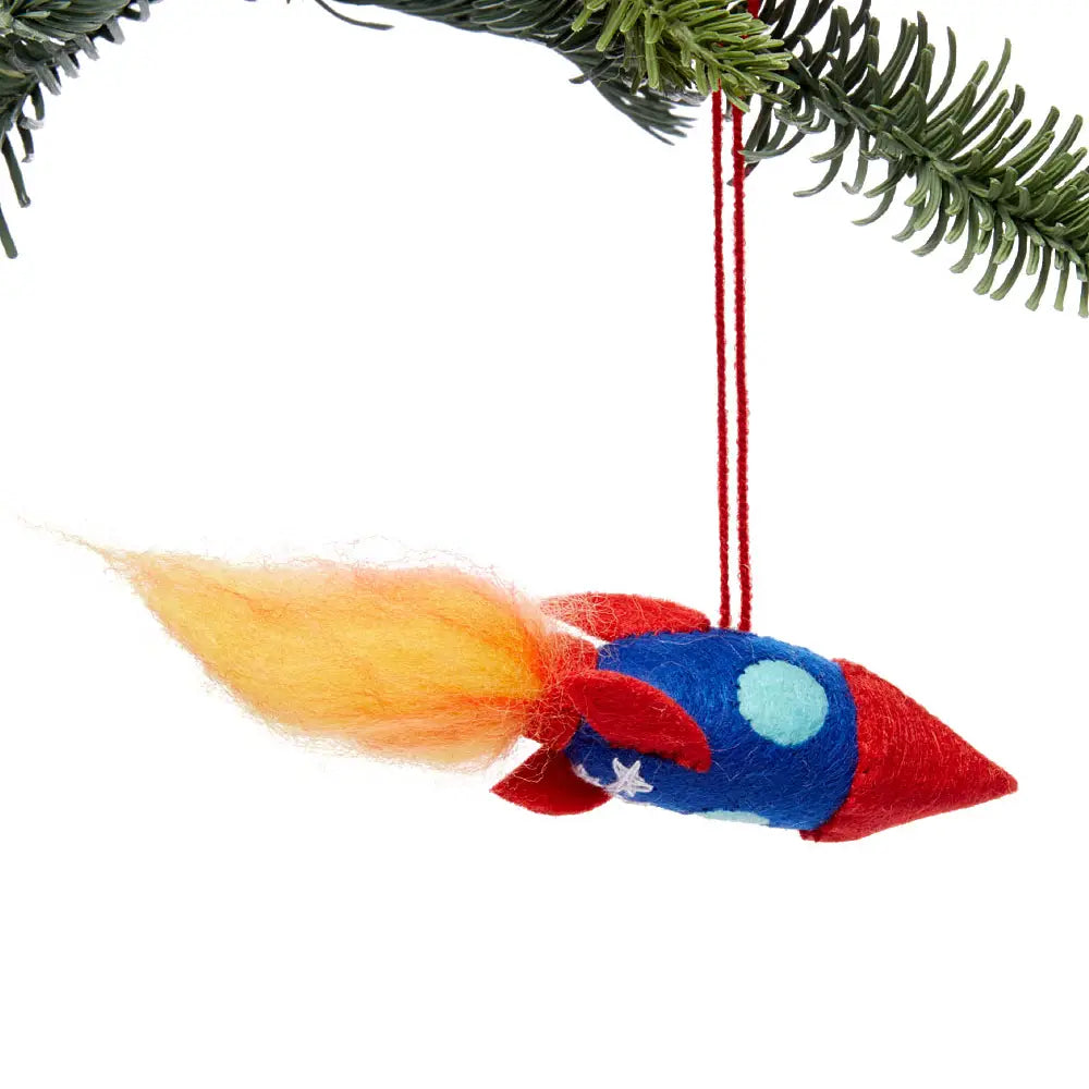 Rocket Ship Ornament