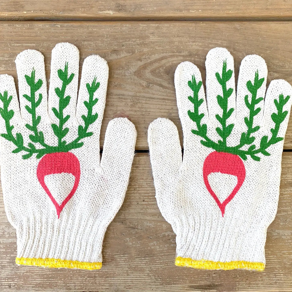Radish Gardening Gloves by My Little Belleville