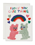 I Love You Cute Thing Card
