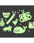 Animal Friends Glow in the Dark Stickers by Gloplay
