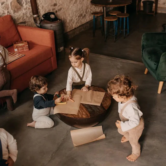 Teddy Footless Tights Peanut Blend