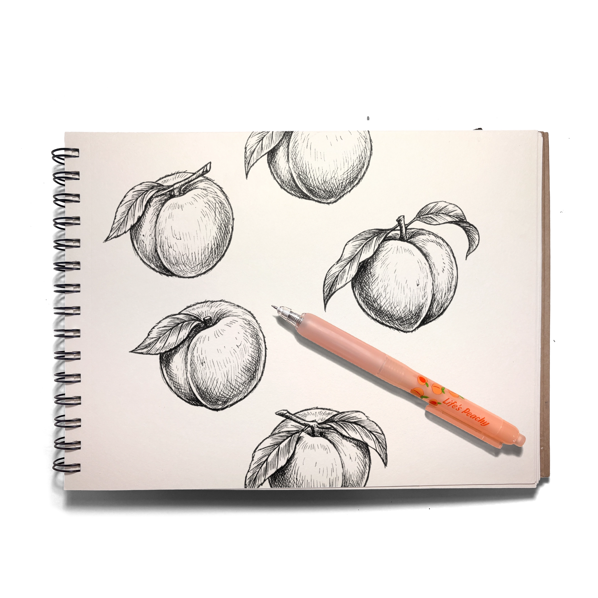 Peach Fresh Squeezed Scented Gel Pen