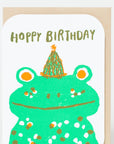 Hoppy Birthday Frog Card by Egg Press
