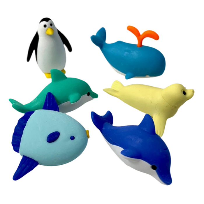 Marine Erasers by Iwako