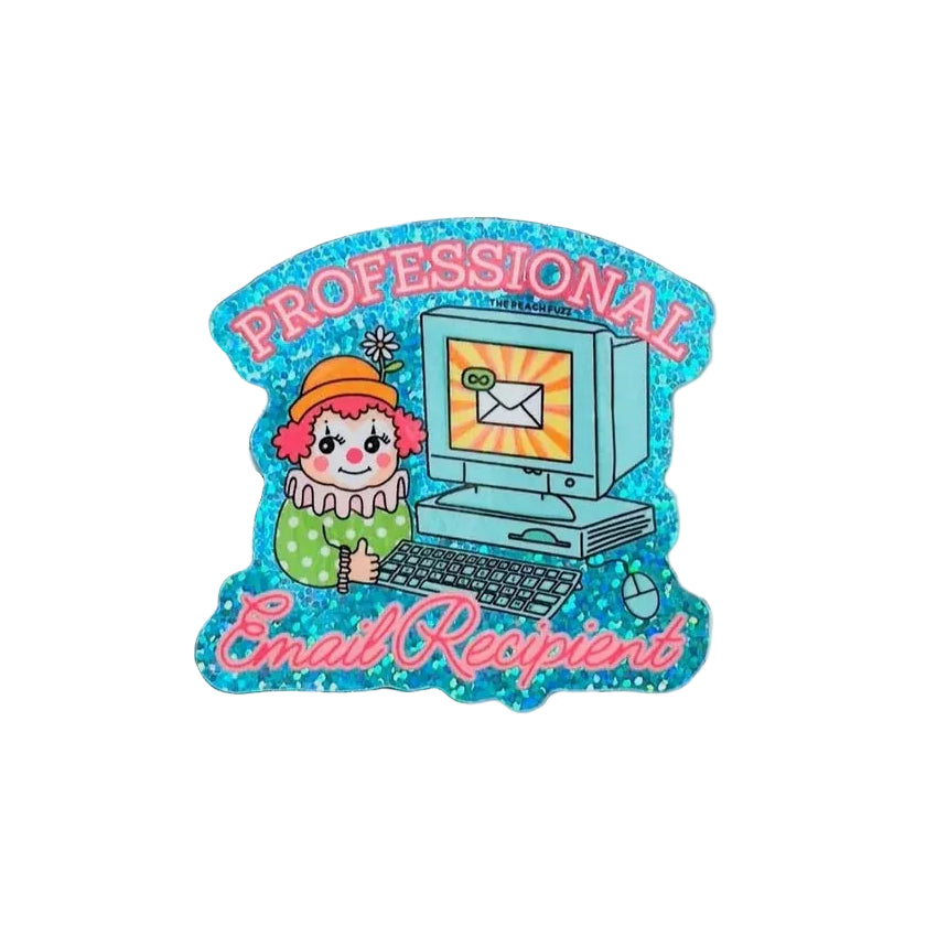 Professional Email Recipient Glitter Sticker