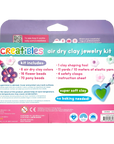 Creatibles Air Dry Clay Jewelry Kit - Blissful Blooms by Ooly