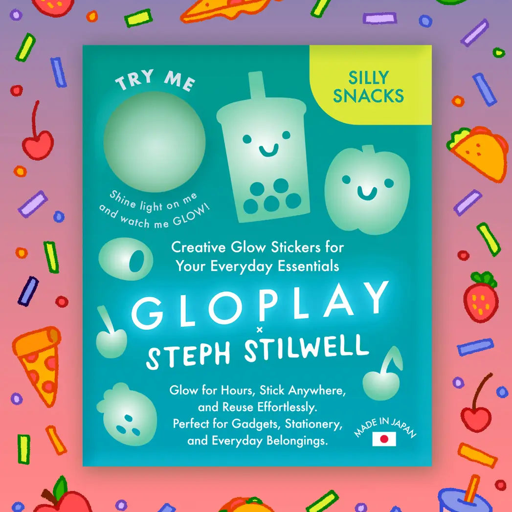 Silly Snacks Mini Pack Glow-in-the-Dark Stickers