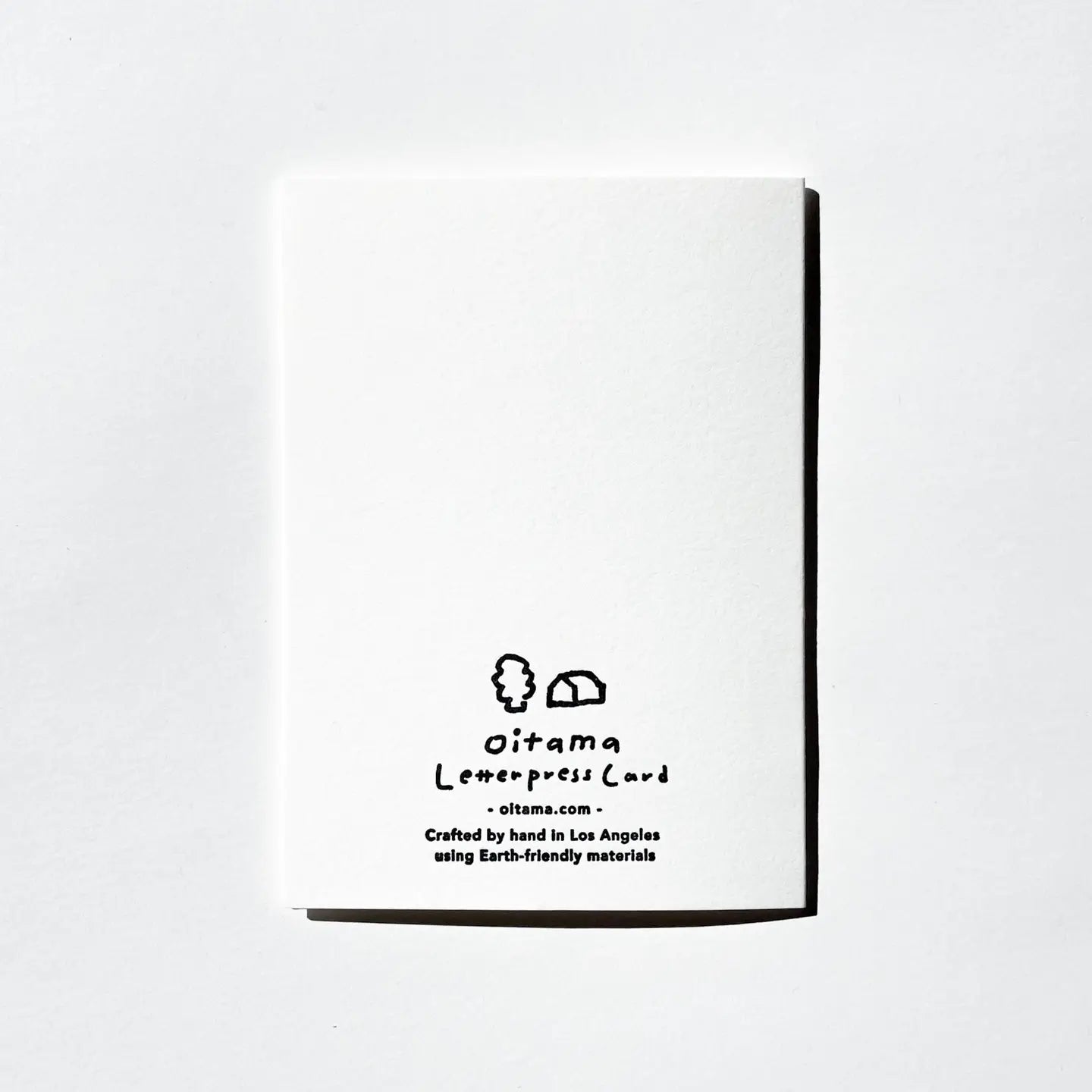 La Plants Letterpress Card by oitama