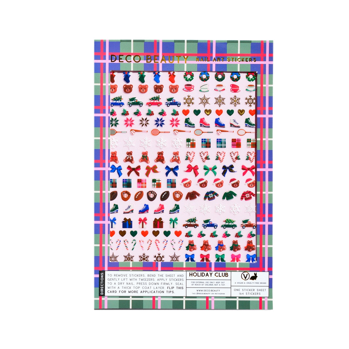 Holiday Club Nail Stickers